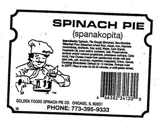 SPINACH PIE (SPANAKOPITA) trademark