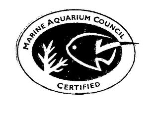 MARINE AQUARIUM COUNCIL CERTIFIED trademark