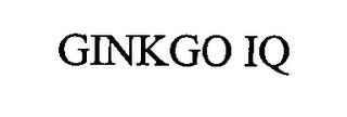 GINKGO IQ trademark