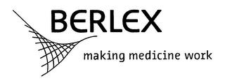 BERLEX MAKING MEDICINE WORK trademark