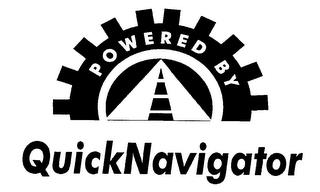 POWERED BY QUICKNAVIGATOR trademark