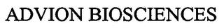 ADVION BIOSCIENCES trademark