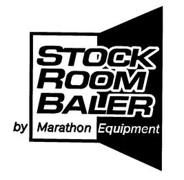 STOCK ROOM BALER BY MARATHON EQUIPMENT trademark