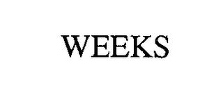 WEEKS trademark