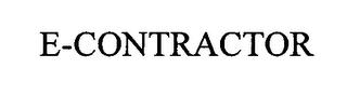 E-CONTRACTOR trademark