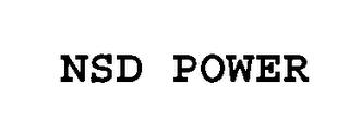 NSD POWER trademark