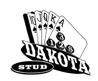 10 J Q K A 3 1 2 $ DAKOTA STUD trademark