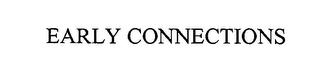 EARLY CONNECTIONS trademark