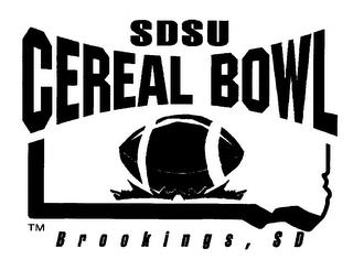 SDSU CEREAL BOWL BROOKINGS, SD trademark