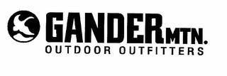 GANDER MTN. OUTDOOR OUTFITTERS trademark