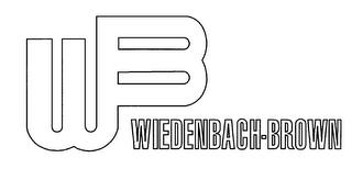 WB WIEDENBACH-BROWN trademark