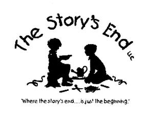 THE STORY'S END LLC "WHERE THE STORY'S END....IS JUST THE BEGINNING." trademark