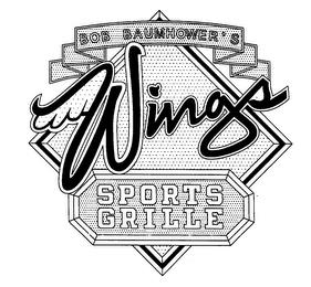 BOB BAUMHOWER'S WINGS SPORTS GRILLE trademark