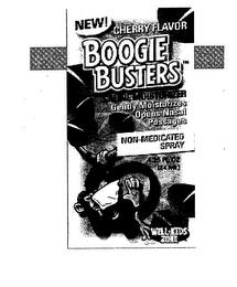 NEW! CHERRY FLAVOR BOOGIE BUSTER MOISTURIZERS OPEN NASAL PASSAGES NON-MEDICATED SPRAY 1.25PL OZ. 134ML WELL-KIDS ZONE trademark