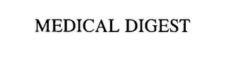 MEDICAL DIGEST trademark