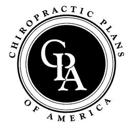 CPA CHIROPRACTIC PLANS OF AMERICA trademark