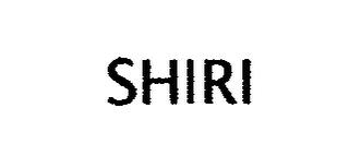 SHIRI trademark