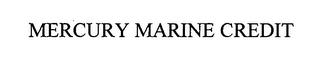 MERCURY MARINE CREDIT trademark