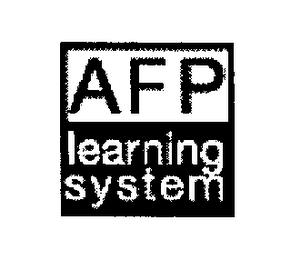 AFP LEARNING SYSTEM trademark