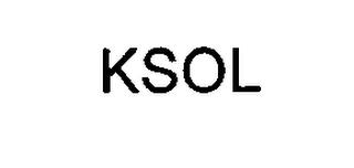 KSOL trademark