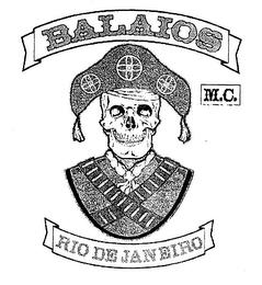 BALAIOS RIO DE JAN EIRO M.C. trademark