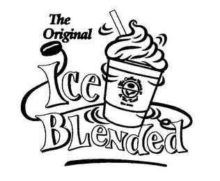 THE ORIGINAL ICE BLENDED trademark