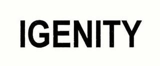 IGENITY trademark