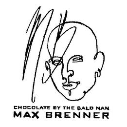 MB CHOCOLATE BY THE BALD MAN MAX BRENNER trademark