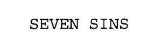 SEVEN SINS trademark