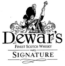 DEWAR'S FINEST SCOTCH WHISKY SIGNATURE trademark