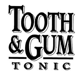 TOOTH & GUM TONIC trademark