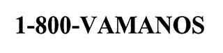 1-800-VAMANOS trademark