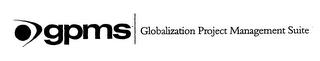 GPMS GLOBALIZATION PROJECT MANAGEMENT SUITE trademark