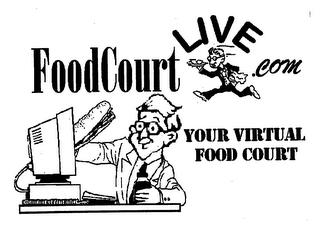 FOODCOURTLIVE.COM YOUR VIRTUAL FOOD COURT trademark