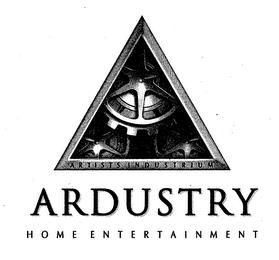 ARTISTS INDUSTRIUM ARDUSTRY HOME ENTERTAINMENT trademark