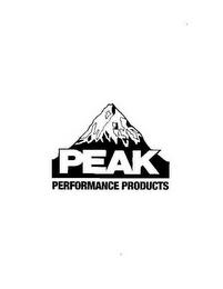 PEAK PERFORMANCE PRODUCTS trademark