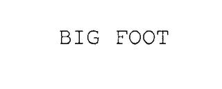 BIG FOOT trademark