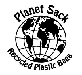 PLANET SACK RECYCLED PLASTIC BAGS trademark