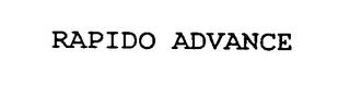 RAPIDO ADVANCE trademark