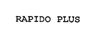 RAPIDO PLUS trademark