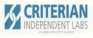 CRITERIAN INDEPENDENT LABS AN INITIATIVE WVHTC FOUNDATION trademark