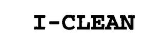 I-CLEAN trademark