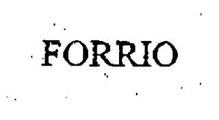 FORRIO trademark