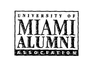 UNIVERSITY OF MIAMI ALUMNI ASSOCIATION trademark