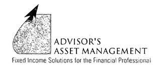 ADVISOR'S ASSET MANAGEMENT FIXED INCOME SOLUTIONS FOR THE FINANCIAL PROFESSIONAL trademark