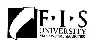 FIS UNIVERSITY FIXED INCOME SECURITIES trademark