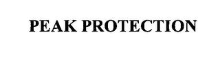 PEAK PROTECTION trademark