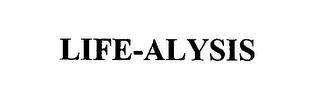 LIFE-ALYSIS trademark