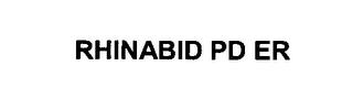 RHINABID PD ER trademark