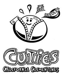 CUTIES CALIFORNIA CLEMENTINES EZ PEEL SEEDLES trademark